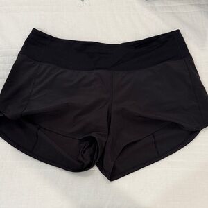 Black Lululemon Athletic Shorts